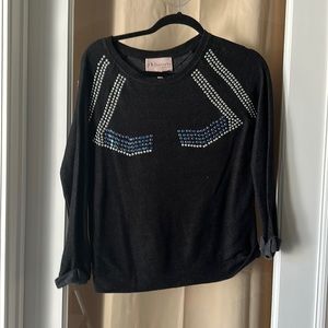 Philosophy beaded sweater